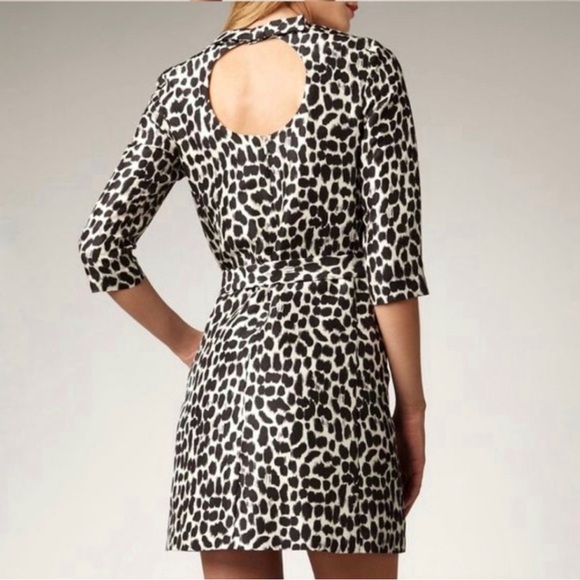Kate spade Kate Spade New York Dorothy Leopard Print Silk Dress size 4 - Picture 2 of 12
